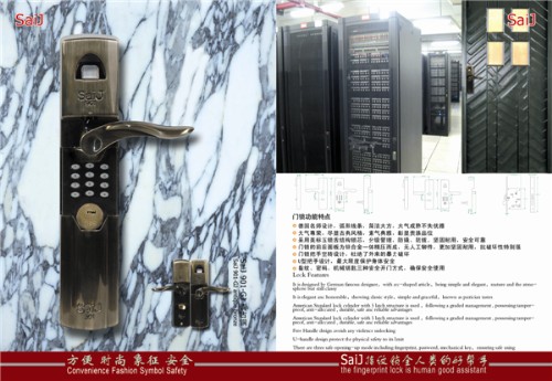 901-E1指紋鎖 指紋密碼鎖 指紋門(mén)鎖 盛愛(ài)杰指紋鎖