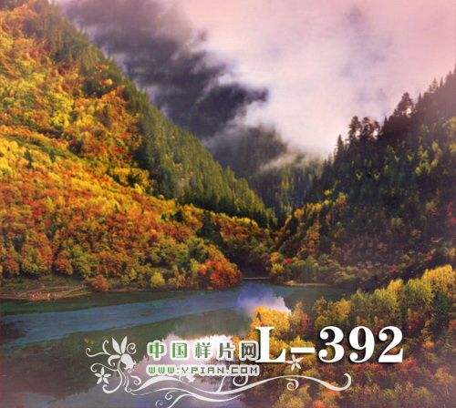 上水風(fēng)光影樓背景559