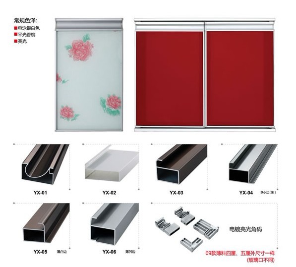 晶鋼門鋁材