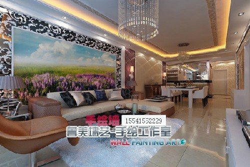 沈陽(yáng)壁畫，12月特價(jià)手繪壁畫 折上再送禮