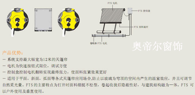 fts電動(dòng)天棚簾