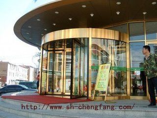 鹽城建湖縣旋轉(zhuǎn)門安裝，建湖旋轉(zhuǎn)門廠家旋轉(zhuǎn)門安裝