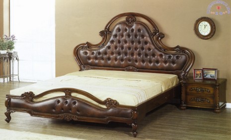 韓國(guó)進(jìn)口桃花芯木YERAM家具--床3