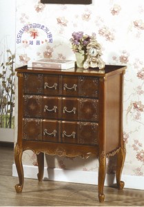 韓國進(jìn)口桃花芯木YERAM家具--抽屜柜2
