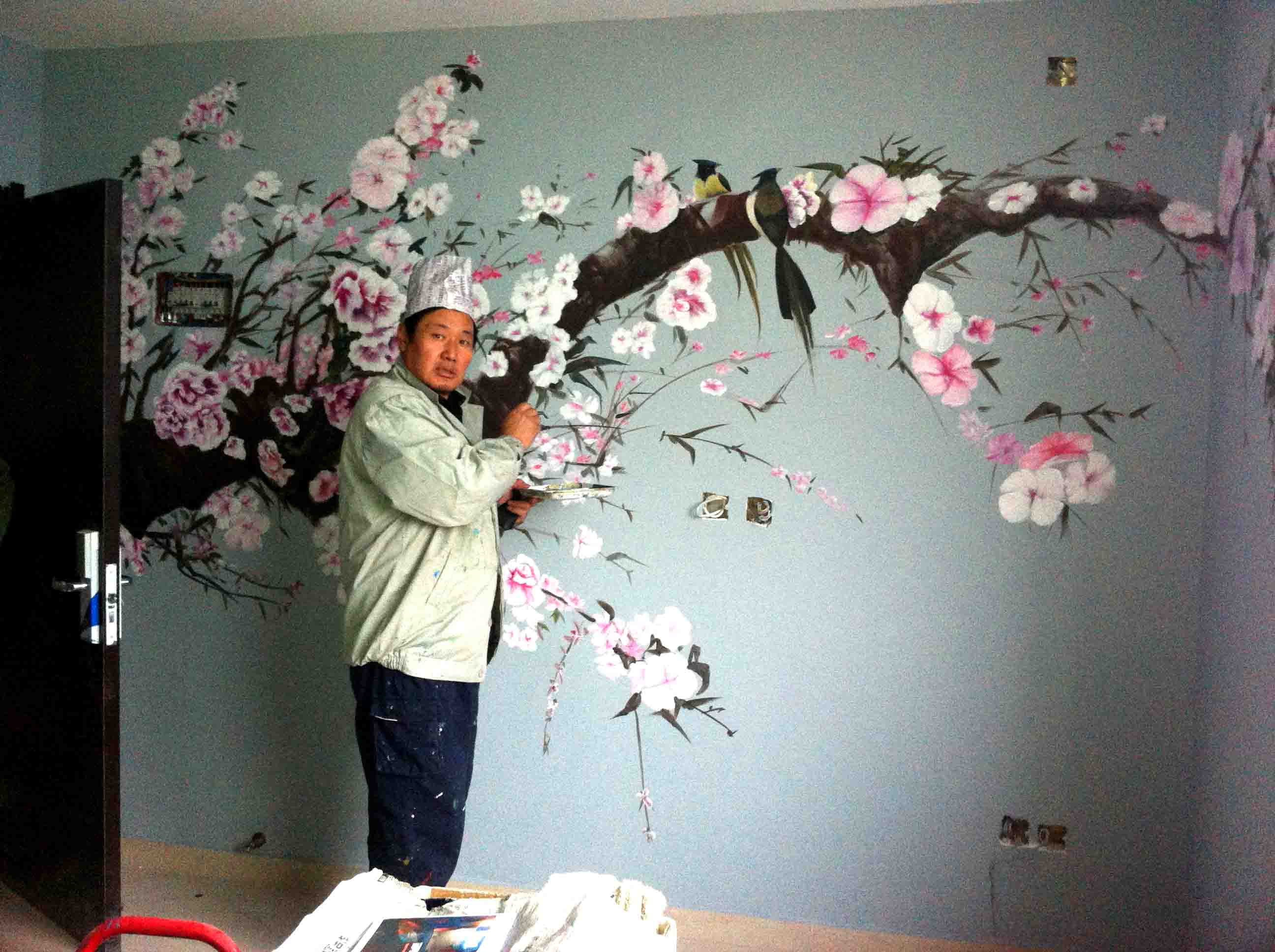 年啟賀油畫(huà)、國(guó)畫(huà)、手繪墻畫(huà)、隱形畫(huà)、立體畫(huà)、彩砂畫(huà)