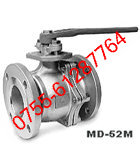 MD-52兩片式法蘭球閥，兩片式不銹鋼球閥