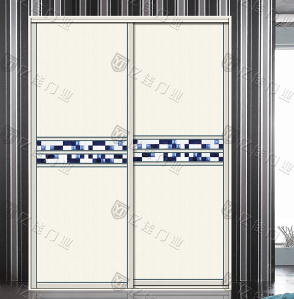 衣柜移門-雙工藝系列，JS-3702