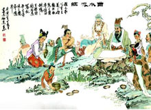 克洛斯威硅藻泥原創(chuàng)系列之曲水流觴
