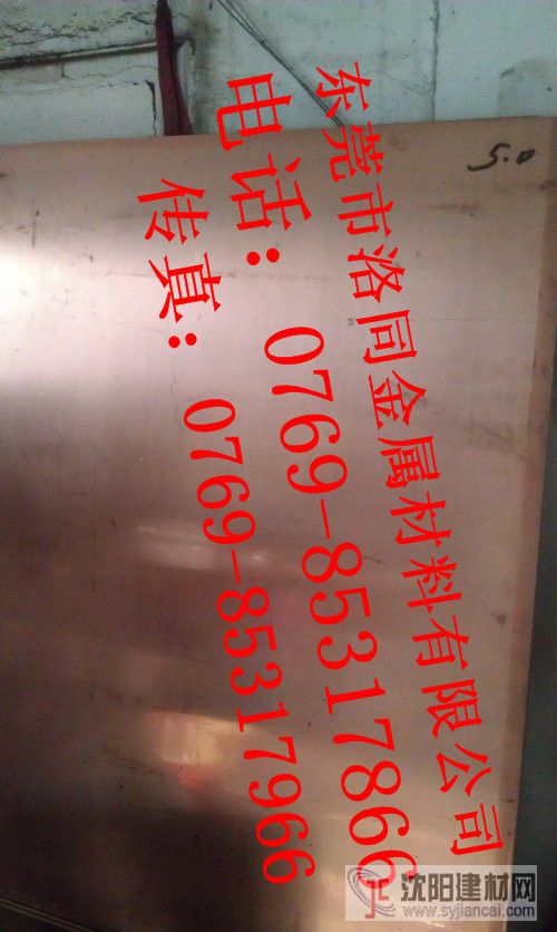 現(xiàn)貨紫銅止水板/國標TU2無氧紫銅板