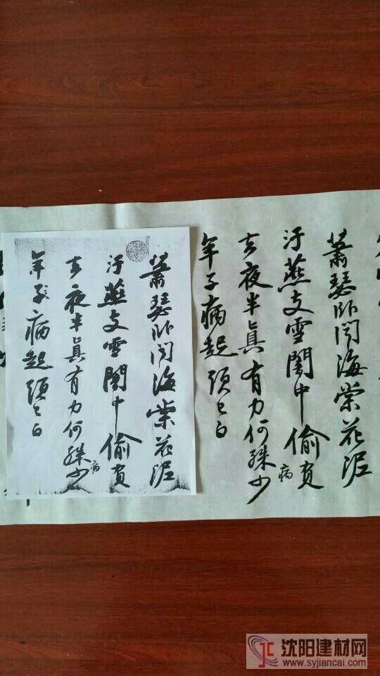 仿古書(shū)法蘇東坡寒食帖
