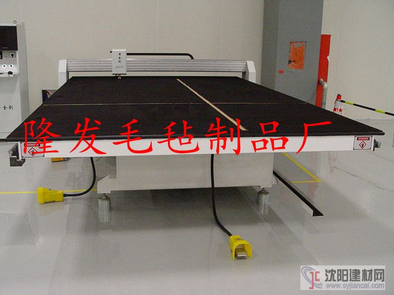 玻璃切割臺(tái)用毛氈布，玻璃切割機(jī)毛氈