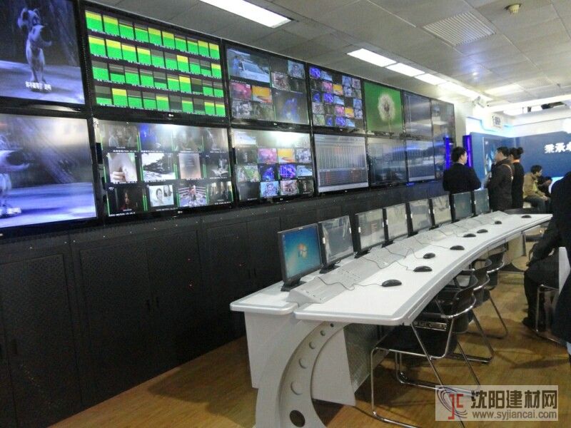 供應(yīng)電力局操作臺工作臺電視墻