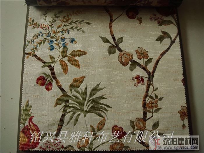 高精密色織提花布批發(fā)中式風(fēng)格窗簾