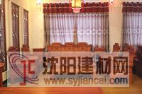 東陽(yáng)紅木家具    喜從天降沙發(fā)十件套  緬甸花梨