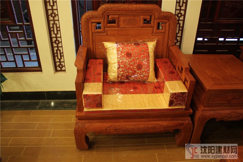東陽(yáng)木雕  國(guó)色天香沙發(fā)十件套 廠家直銷