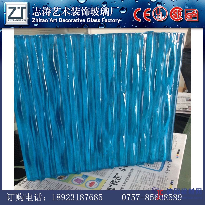 熱熔背景玻璃，水幕墻玻璃廠家