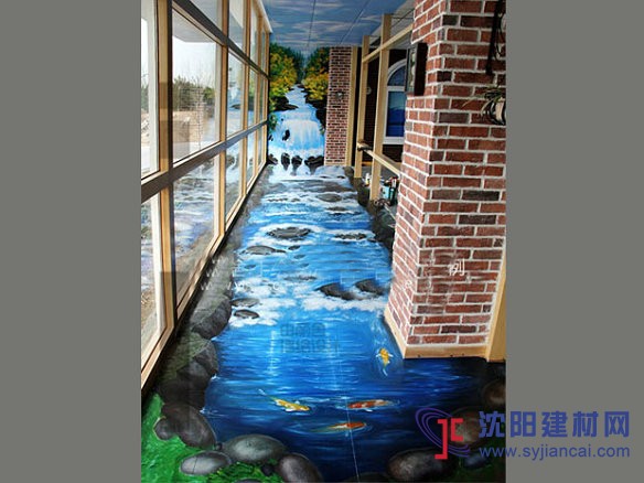 遼寧3D立體畫、地畫、手繪墻畫