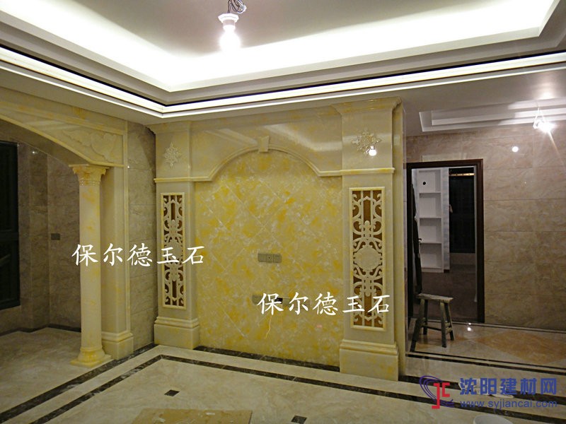 供應(yīng)玉石背景墻 玉石背景墻廠家