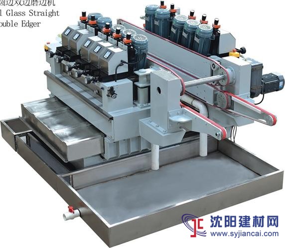 70mm精密小片玻璃直線圓邊雙邊磨邊機(jī)