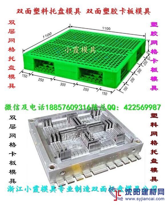 塑料模具廠 兩面進叉新款塑料地腳板模具