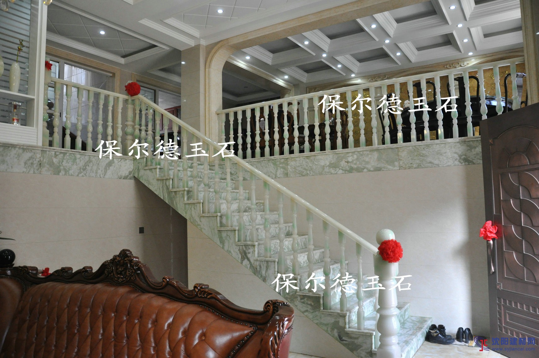 瑪瑙玉石樓梯 仿玉石樓梯扶手