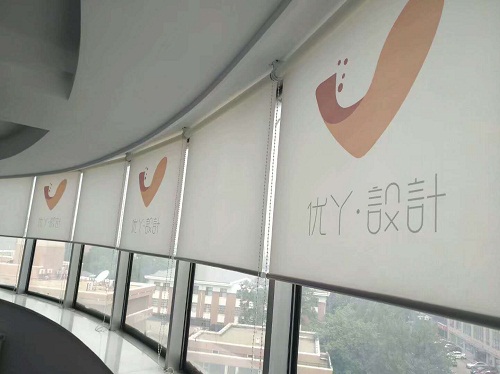 鋁合金橫豎百葉，陽光面料卷簾