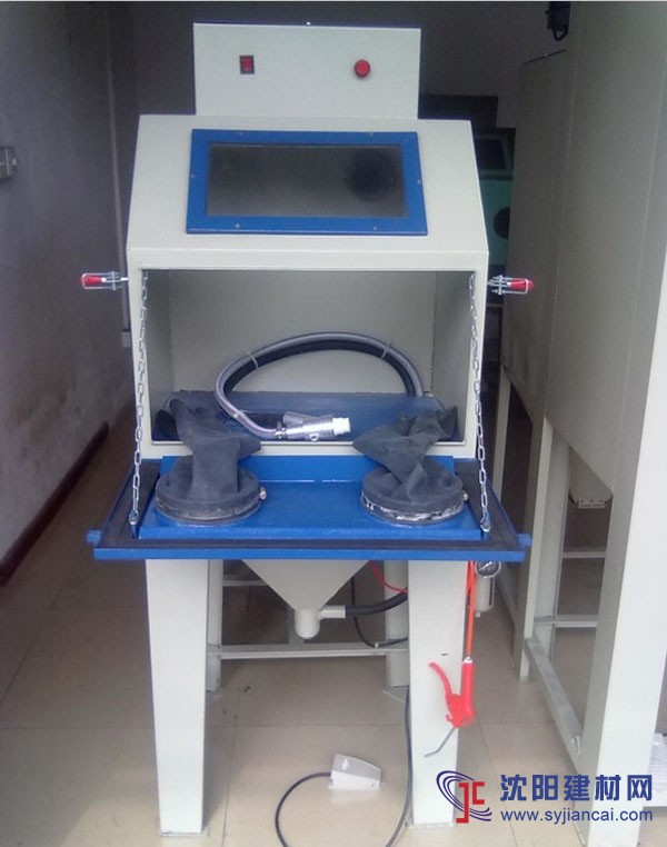 湛江噴砂機 直銷6050箱型手動噴砂機 五金打砂機
