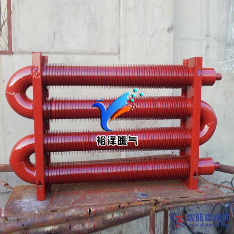 翅片管蒸汽散熱器工業(yè)暖氣片車間工廠蒸汽采暖