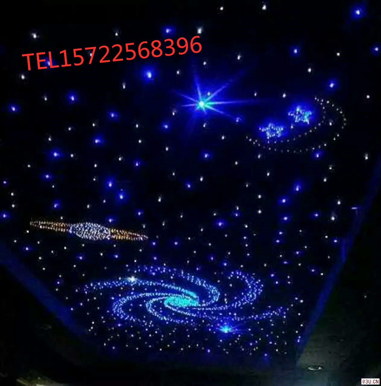 廣東云浮臥室客廳夢(mèng)幻吊頂 星空頂  吸音棉 光纖燈吊頂