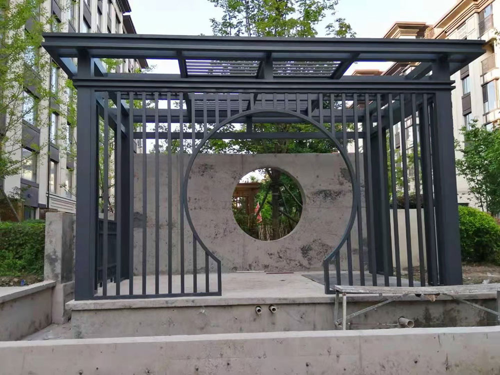 全鋁花架涼亭，別墅鋁合金涼亭，室外全鋁涼亭