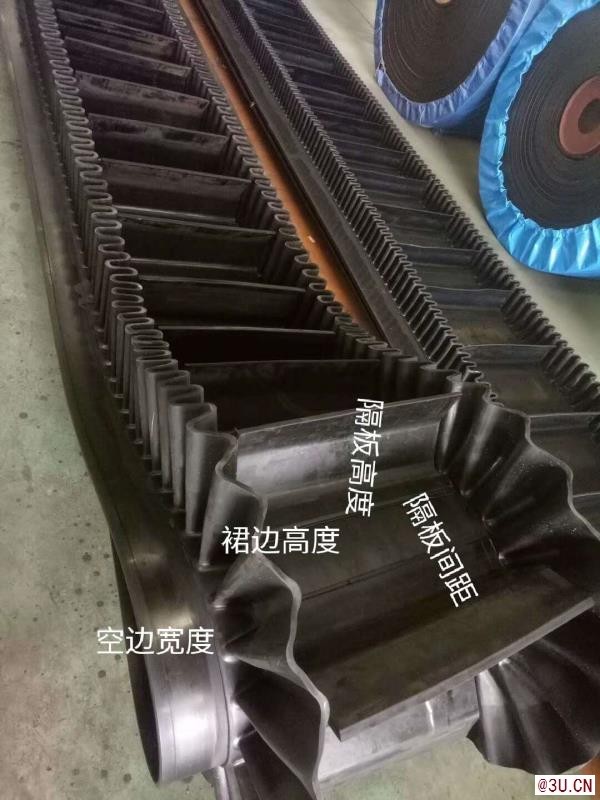 大傾角尼龍擋邊帶    大傾角擋邊運(yùn)輸帶