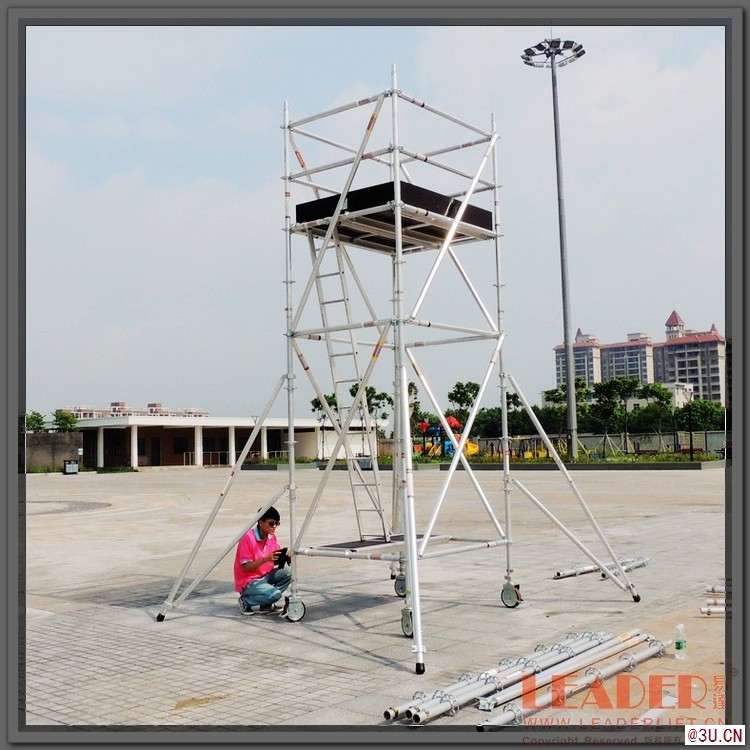 供應(yīng)靈活腳手架 搭建懸空鋁架 酒店商場裝潢裝修作業(yè)